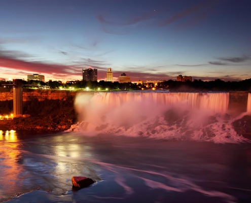 Search Niagara Falls Homes - City at Night
